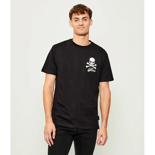 Philipp Plein T-shirt Skull & Bones | Regular Fit ze sklepu Gomez Fashion Store w kategorii T-shirty męskie - zdjęcie 185829885