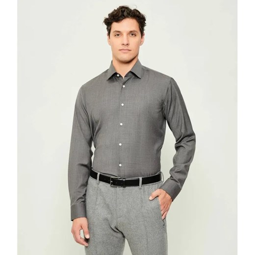 BOSS BLACK Wełniana koszula H-JOE-kent-C1-214 | Regular Fit ze sklepu Gomez Fashion Store w kategorii Koszule męskie - zdjęcie 185829906