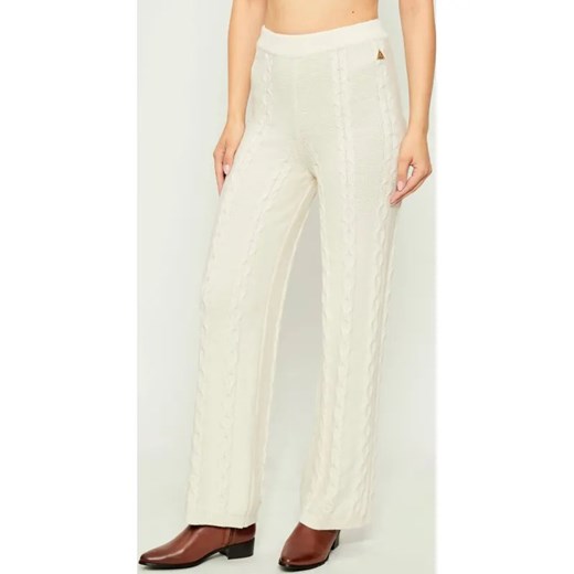 AKEP Spodnie dzianinowe | Regular Fit ze sklepu Gomez Fashion Store w kategorii Spodnie damskie - zdjęcie 185831678