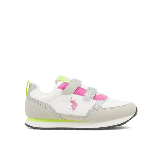 Sneakersy U.S. Polo Assn. NOBIK012 Szary ze sklepu eobuwie.pl w kategorii Buty sportowe dziecięce - zdjęcie 185833027