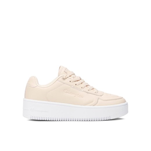 Sneakersy Champion Rebound Platform Low S11473-MS042 Beżowy ze sklepu eobuwie.pl w kategorii Buty sportowe damskie - zdjęcie 185833055