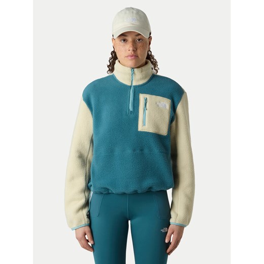 The North Face Polar Yumiori NF0A8E89 Zielony Regular Fit ze sklepu MODIVO w kategorii Bluzy damskie - zdjęcie 185833708