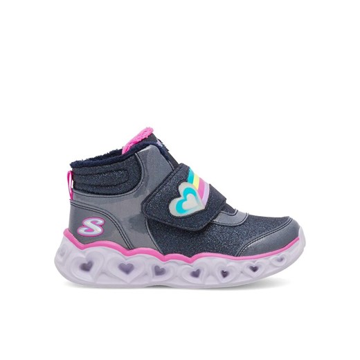 Skechers Sneakersy 302669L NVPK Granatowy ze sklepu MODIVO w kategorii Buty zimowe dziecięce - zdjęcie 185833738