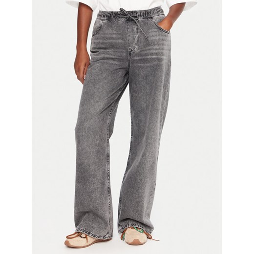 Roxy Jeansy Stunning ERJDP03318 Szary Relaxed Fit ze sklepu MODIVO w kategorii Jeansy damskie - zdjęcie 185833747