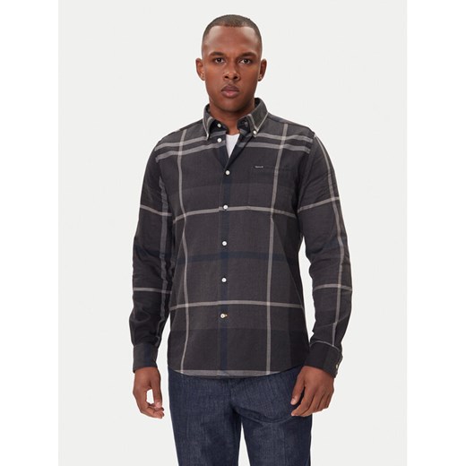 Barbour Koszula Dunoon MSH4980GY38 Szary Regular Fit ze sklepu MODIVO w kategorii Koszule męskie - zdjęcie 185833787
