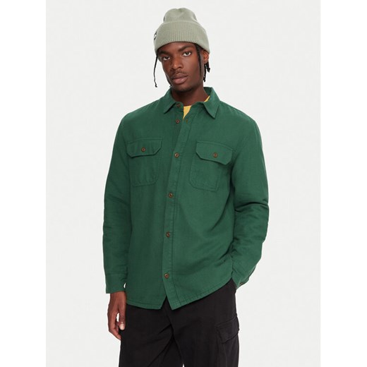 Quiksilver Koszula Husson EQYWT04668 Zielony Regular Fit ze sklepu MODIVO w kategorii Koszule męskie - zdjęcie 185833826