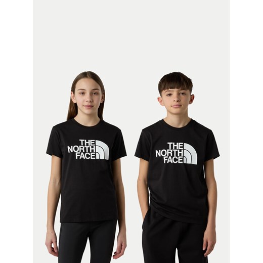 The North Face T-Shirt Easy NF0A8EHG Czarny Regular Fit ze sklepu MODIVO w kategorii T-shirty chłopięce - zdjęcie 185833878