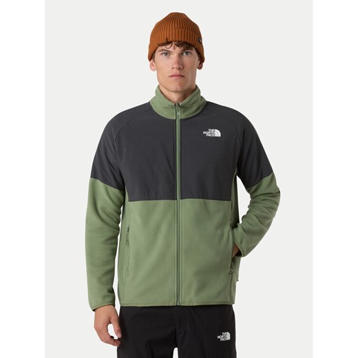 The North Face Polar Glacier NF0A89JG Zielony Regular Fit ze sklepu MODIVO w kategorii Bluzy męskie - zdjęcie 185833886