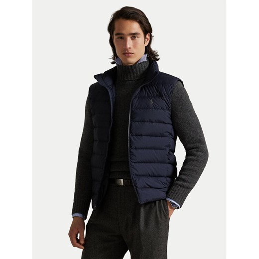 Polo Ralph Lauren Kamizelka 710967775001 Granatowy Regular Fit ze sklepu MODIVO w kategorii Kamizelki męskie - zdjęcie 185833907
