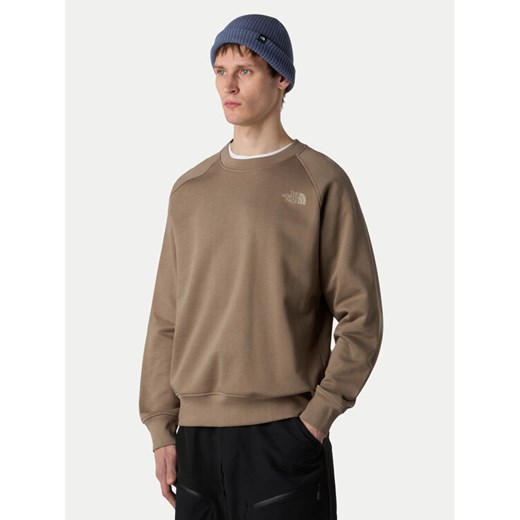 The North Face Bluza Redbox NF0A89FA Brązowy Regular Fit ze sklepu MODIVO w kategorii Bluzy męskie - zdjęcie 185833959