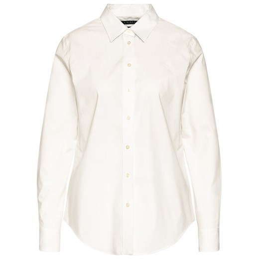 Lauren Ralph Lauren Koszula Chst Emb 200684553001 Biały Regular Fit ze sklepu MODIVO w kategorii Koszule damskie - zdjęcie 185833996