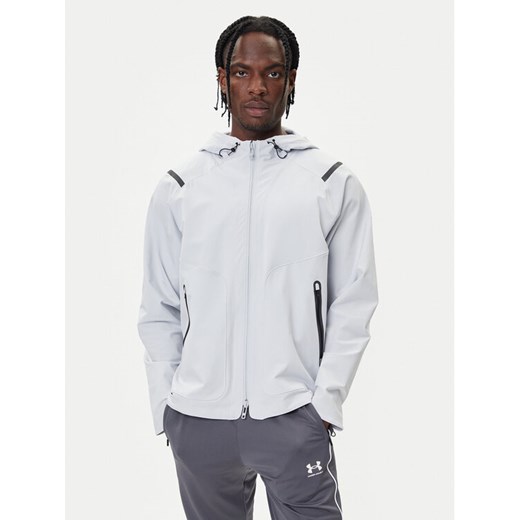 Under Armour Kurtka przejściowa Ua Unstoppable Jacket 1370494-014 Szary Loose Fit ze sklepu MODIVO w kategorii Kurtki męskie - zdjęcie 185834036
