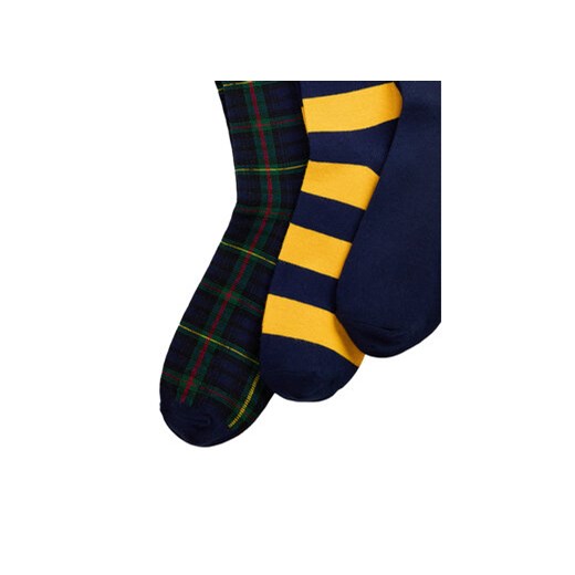 Polo Ralph Lauren Zestaw 3 par wysokich skarpet dziecięcych 444P03154001 Polo Ralph Lauren 39_41 MODIVO