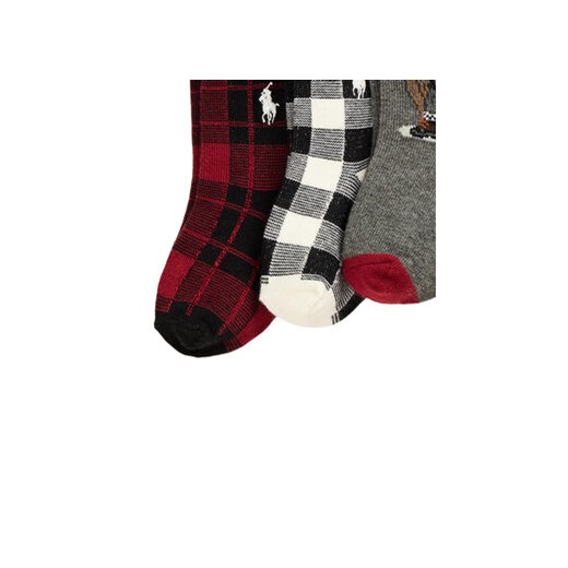 Polo Ralph Lauren Zestaw 3 par wysokich skarpet dziecięcych 441P03158001 Polo Ralph Lauren 6_12M MODIVO