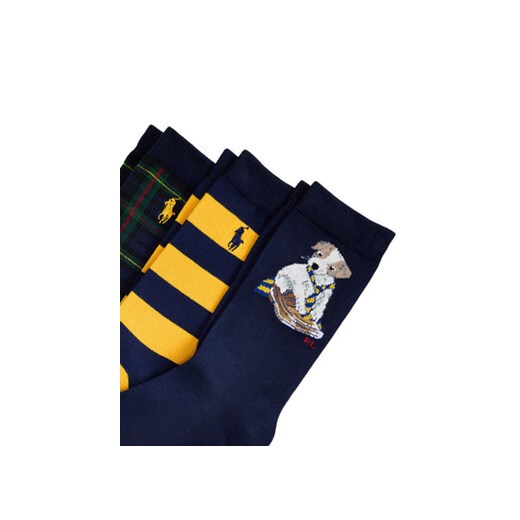 Polo Ralph Lauren Zestaw 3 par wysokich skarpet dziecięcych 444P03154001 Polo Ralph Lauren 40_43 MODIVO