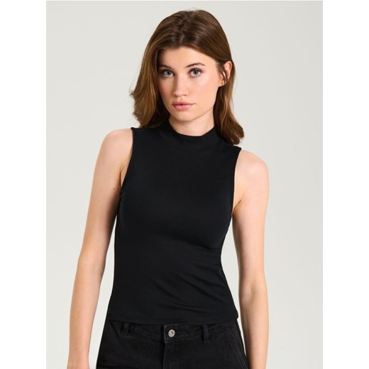 Sinsay - Bluzka bez rękawów - czarny ze sklepu Sinsay w kategorii Bluzki damskie - zdjęcie 185837018