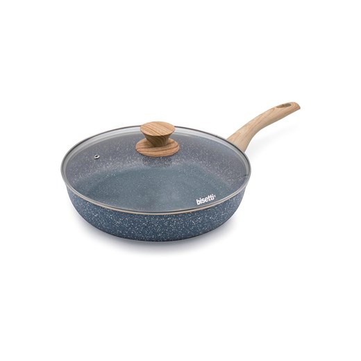 Bisetti Patelnia &quot;Pierre Gourmet&quot; w kolorze niebieskim - Ø 28 cm ze sklepu Limango Polska w kategorii Garnki - zdjęcie 185839005
