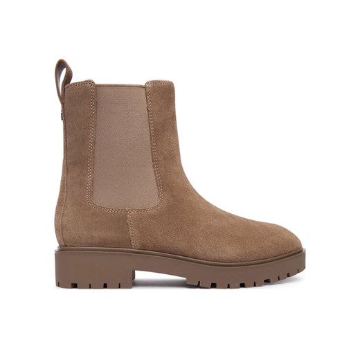 Sztyblety LAUREN RALPH LAUREN Allyson 802974477002 Beżowy ze sklepu eobuwie.pl w kategorii Botki - zdjęcie 185839396