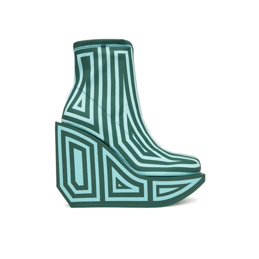 Botki United Nude Wa Bootie Hi 1087993382 Zielony ze sklepu eobuwie.pl w kategorii Botki - zdjęcie 185839428