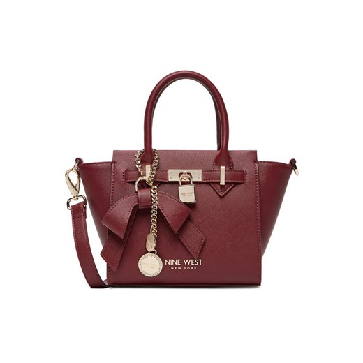 Torebka Nine West CEO-Chelsea-Charm-I-LX10187 Bordowy ze sklepu eobuwie.pl w kategorii Torby Shopper bag - zdjęcie 185839429