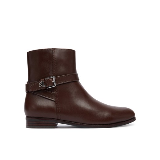 Botki LAUREN RALPH LAUREN Brooke II 802974382002 Brązowy ze sklepu eobuwie.pl w kategorii Botki - zdjęcie 185839456