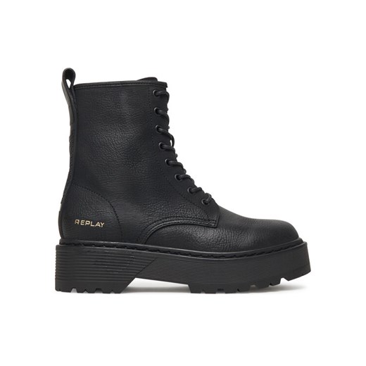 Trapery REPLAY Luisa GWL63 .000.C0086S Czarny ze sklepu eobuwie.pl w kategorii Workery damskie - zdjęcie 185839479