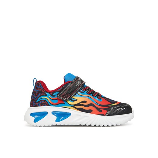 Sneakersy Geox J Assister J56DZB 014CE C9221 D Czarny ze sklepu eobuwie.pl w kategorii Buty sportowe dziecięce - zdjęcie 185839547