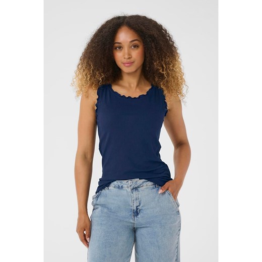 Kaffe Top w kolorze granatowym Kaffe XL okazja Limango Polska