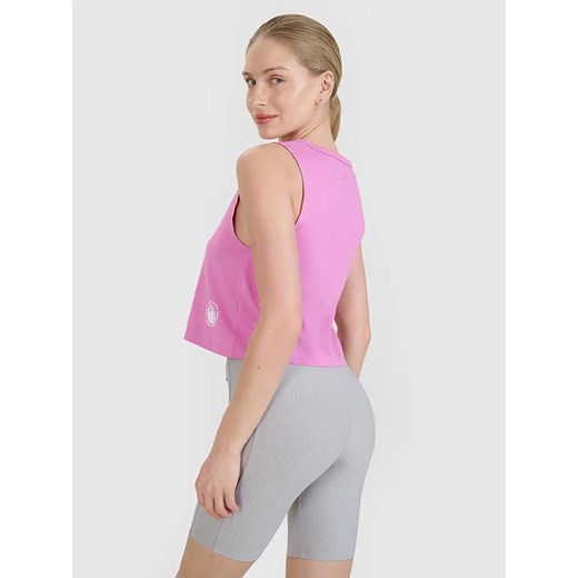 4F Top w kolorze jasnoróżowym S Limango Polska okazja