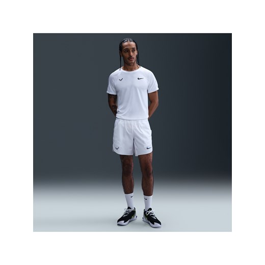 Męskie spodenki tenisowe Nike Dri-FIT ADV Rafa 18 cm - Biel ze sklepu Nike poland w kategorii Spodenki męskie - zdjęcie 185841578