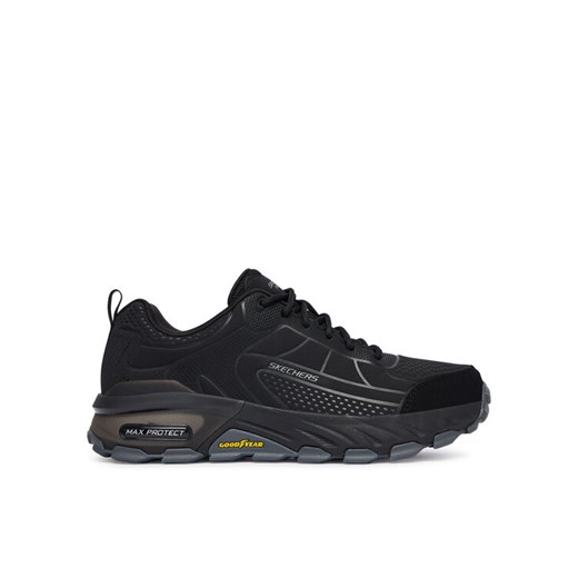 Trekkingi Skechers Max Protect 237672 BKCC Czarny ze sklepu eobuwie.pl w kategorii Buty trekkingowe męskie - zdjęcie 185841737