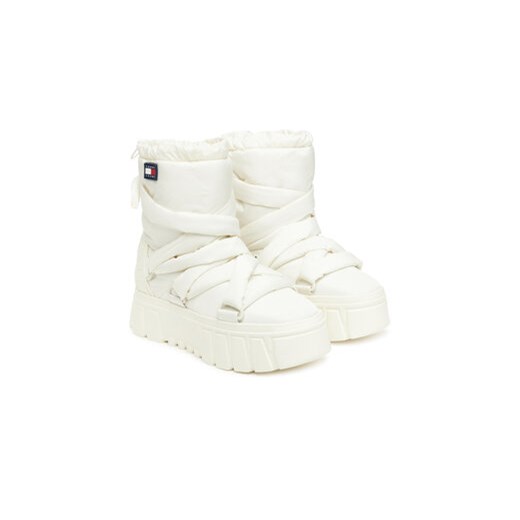 Śniegowce Tommy Jeans Tjw Chunky Snow Boot Nylon EN0EN02842 Biały Tommy Jeans 38 eobuwie.pl