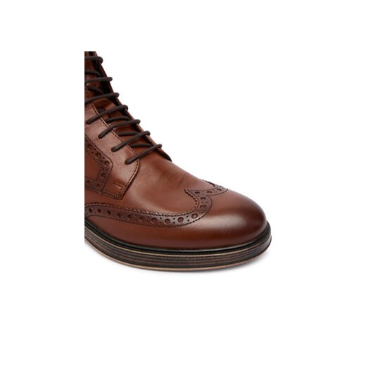 Kozaki Geox U Henreys U56LWB 00043 C6610 Brązowy Geox 42 eobuwie.pl