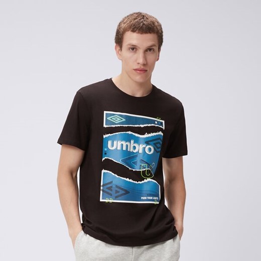 umbro t-shirt umbro graphics b logo black ul325tsm04001 ze sklepu 50style.pl w kategorii T-shirty męskie - zdjęcie 185842948