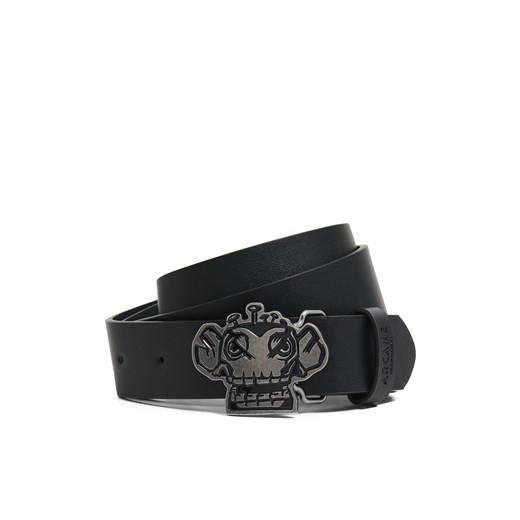 Cropp - Czarny pasek z imitacji skóry Arcane - czarny Cropp S/M Cropp