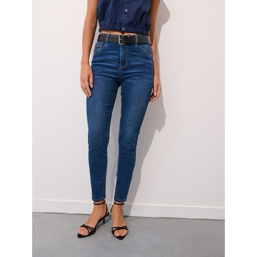 Mohito - Jeansy skinny push up - granatowy Mohito 34 Mohito