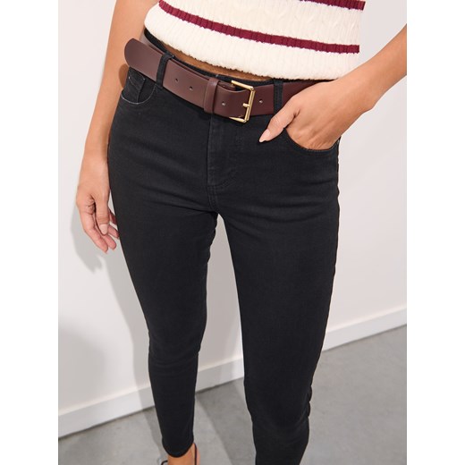 Mohito - Jeansy skinny push up - czarny Mohito 44 Mohito