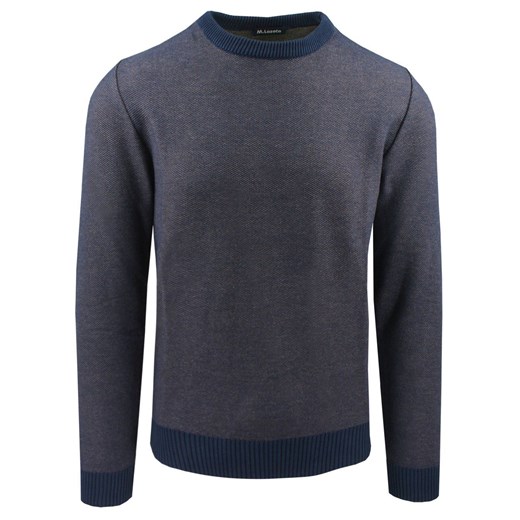Sweter dla Mężczyzny - Lasota - U-Neck, Melanżowy Splot SWLSTAcyprianBRAZ ze sklepu JegoSzafa.pl w kategorii Swetry męskie - zdjęcie 185846988