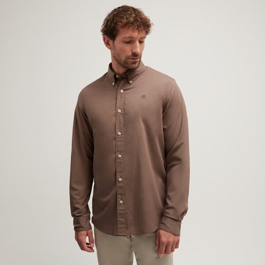 TIMBERLAND KOSZULA LS STRETCH POPLIN SHIRT ze sklepu Timberland w kategorii Koszule męskie - zdjęcie 185847057