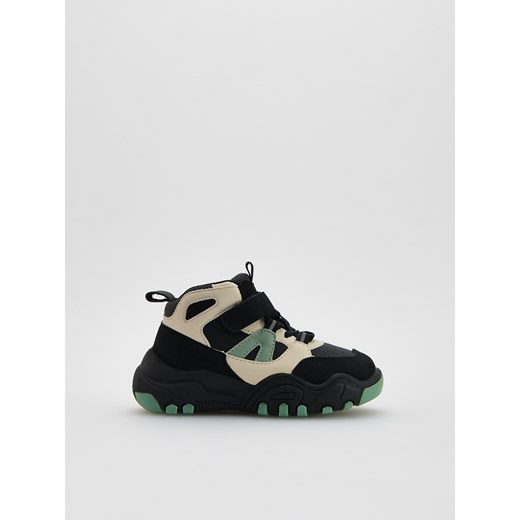 Reserved - Sneakersy za kostkę - czarny ze sklepu Reserved w kategorii Buty sportowe dziecięce - zdjęcie 185848159