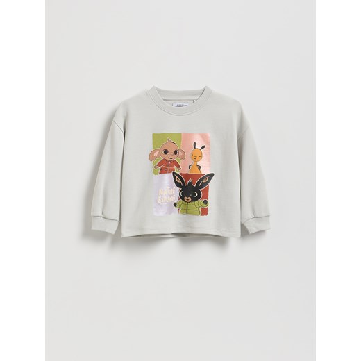 Reserved - Bluza Bing - jasnoszary ze sklepu Reserved w kategorii Bluzki dziewczęce - zdjęcie 185848505