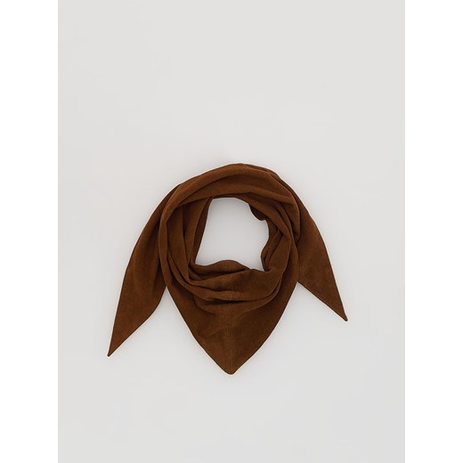 Reserved - Zamszowa bandana - karminowy ze sklepu Reserved w kategorii Szaliki i chusty damskie - zdjęcie 185849249