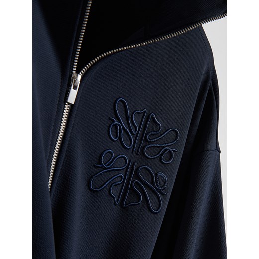 Reserved - Bluza z haftem - granatowy Reserved XL Reserved