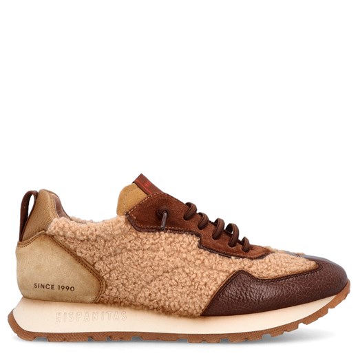 Hiszpańskie sneakersy damskie - HISPANITAS HI254209 BRĄZOWE ze sklepu Tymoteo.pl - sklep obuwniczy w kategorii Buty sportowe damskie - zdjęcie 185850757