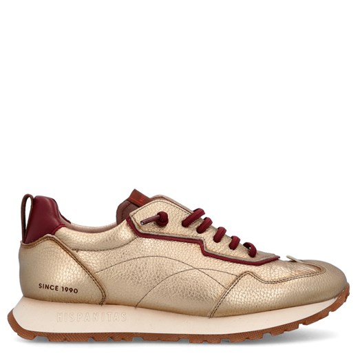 Hiszpańskie sneakersy damskie - HISPANITAS HI254312 ZŁOTE ze sklepu Tymoteo.pl - sklep obuwniczy w kategorii Buty sportowe damskie - zdjęcie 185850905