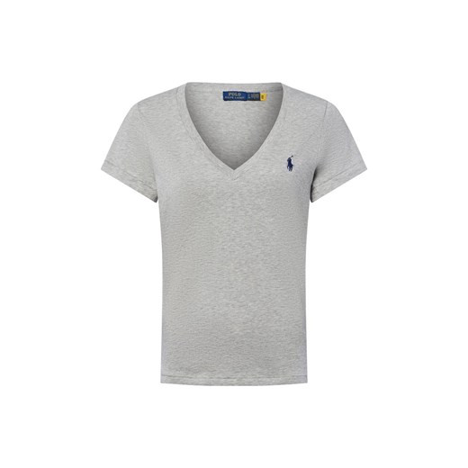 Polo Ralph Lauren Koszulka damska Kobiety Bawełna jasny szary marmurkowy ze sklepu vangraaf w kategorii Bluzki damskie - zdjęcie 185851056