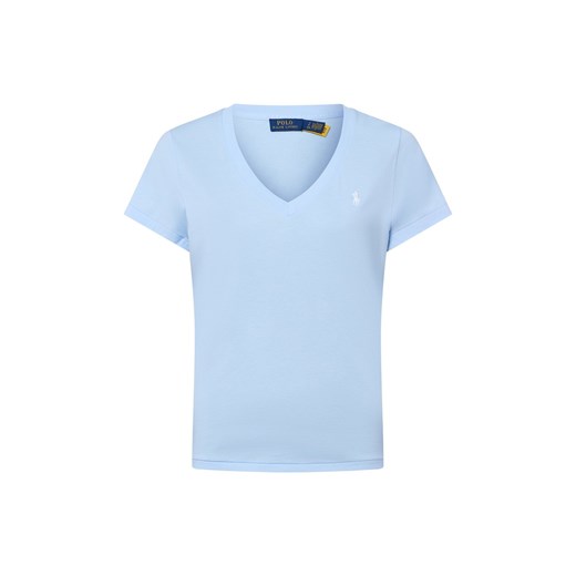 Polo Ralph Lauren Koszulka damska Kobiety Bawełna jasnoniebieski jednolity ze sklepu vangraaf w kategorii Bluzki damskie - zdjęcie 185851057