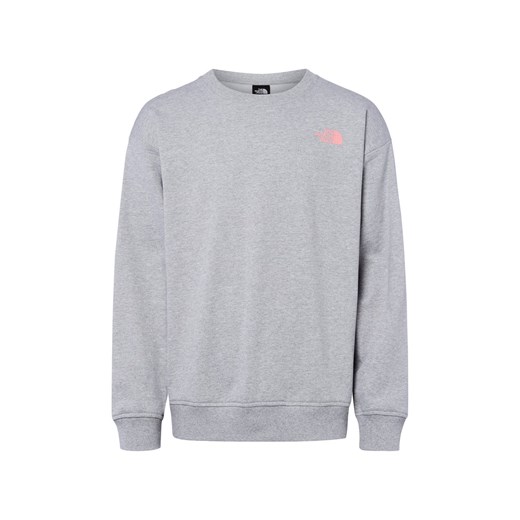 The North Face Bluza męska Mężczyźni Materiał dresowy jasny szary marmurkowy ze sklepu vangraaf w kategorii Bluzy męskie - zdjęcie 185851097