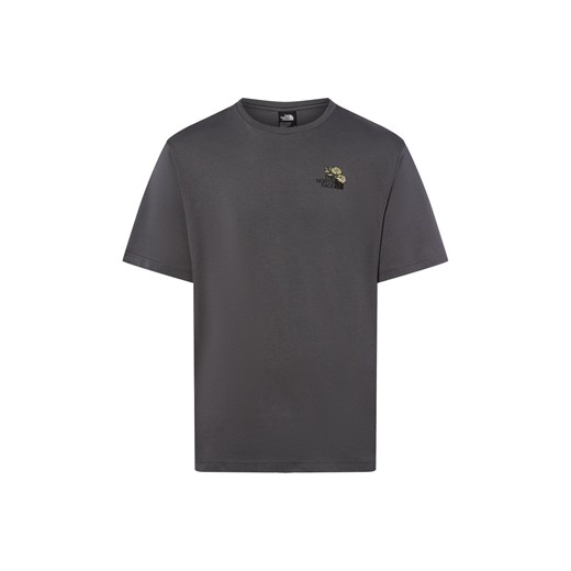 The North Face Koszulka męska Mężczyźni Bawełna antracytowy jednolity ze sklepu vangraaf w kategorii T-shirty męskie - zdjęcie 185851105