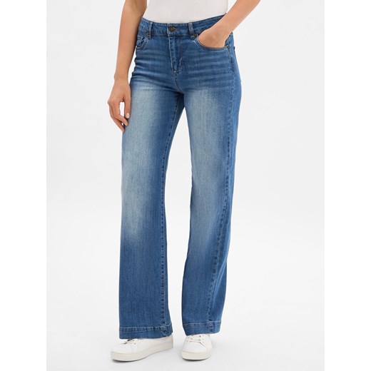 Marie Lund Dżinsy Kobiety Jeansy medium stone jednolity ze sklepu vangraaf w kategorii Jeansy damskie - zdjęcie 185851265